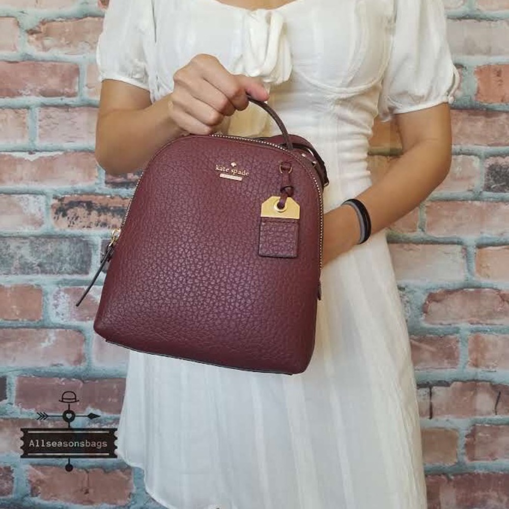 Kate spade mini Caden cherry backpack crossbody - Picture 7 of 8